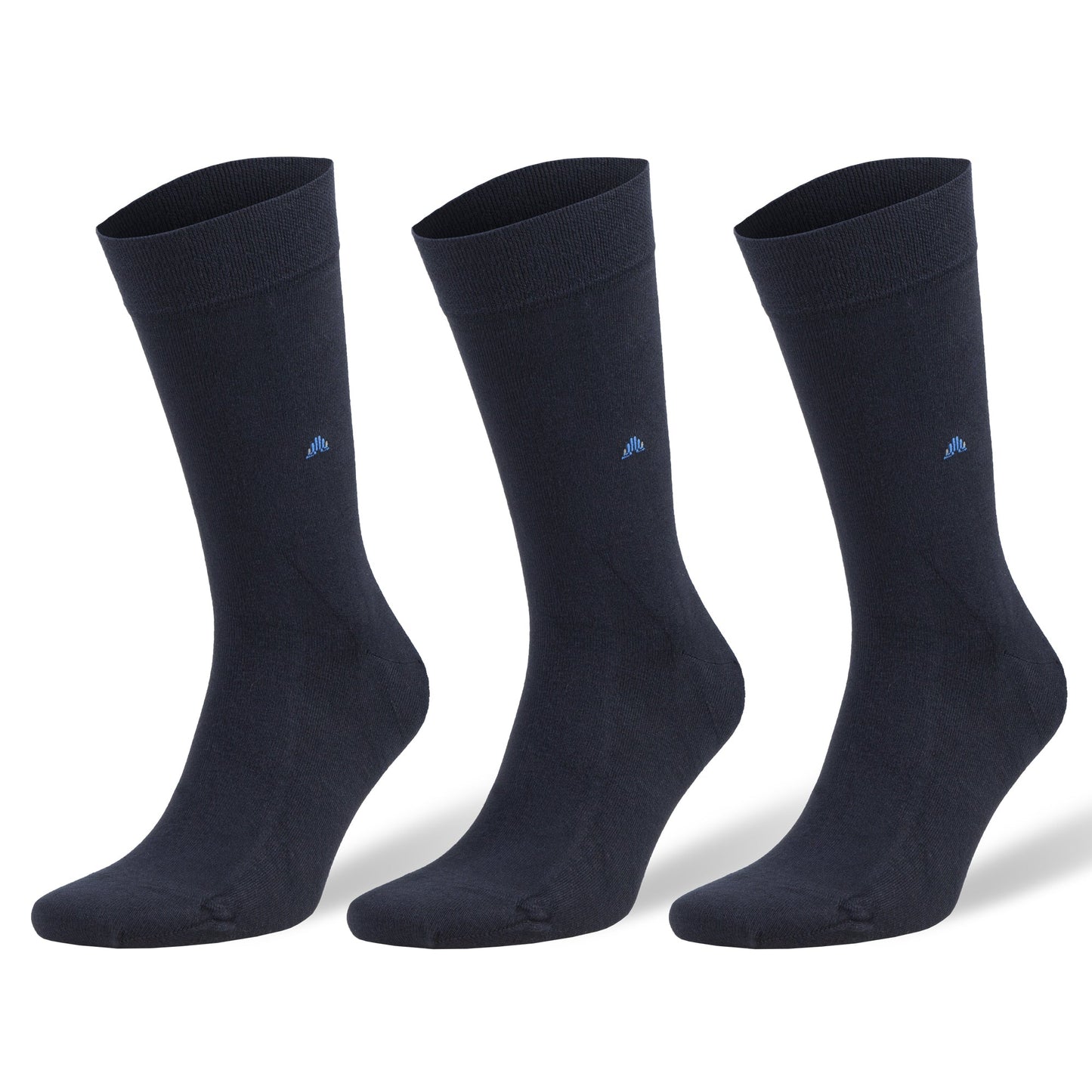Men's Bamboo Dress Socks with Reinforced Seamless Toe, Crew Length, Size 8-11.5