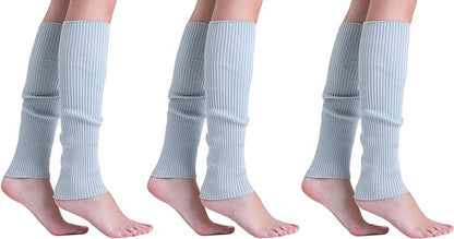 Leg Warmers for Women 3 Pairs 100% Polyelite Yarn